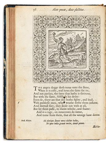 Whitney, Geoffrey (c. 1548-c. 1601) A Choice of Emblemes, and Other Devises, for the moste parte gathered out of sundrie writers, Engli